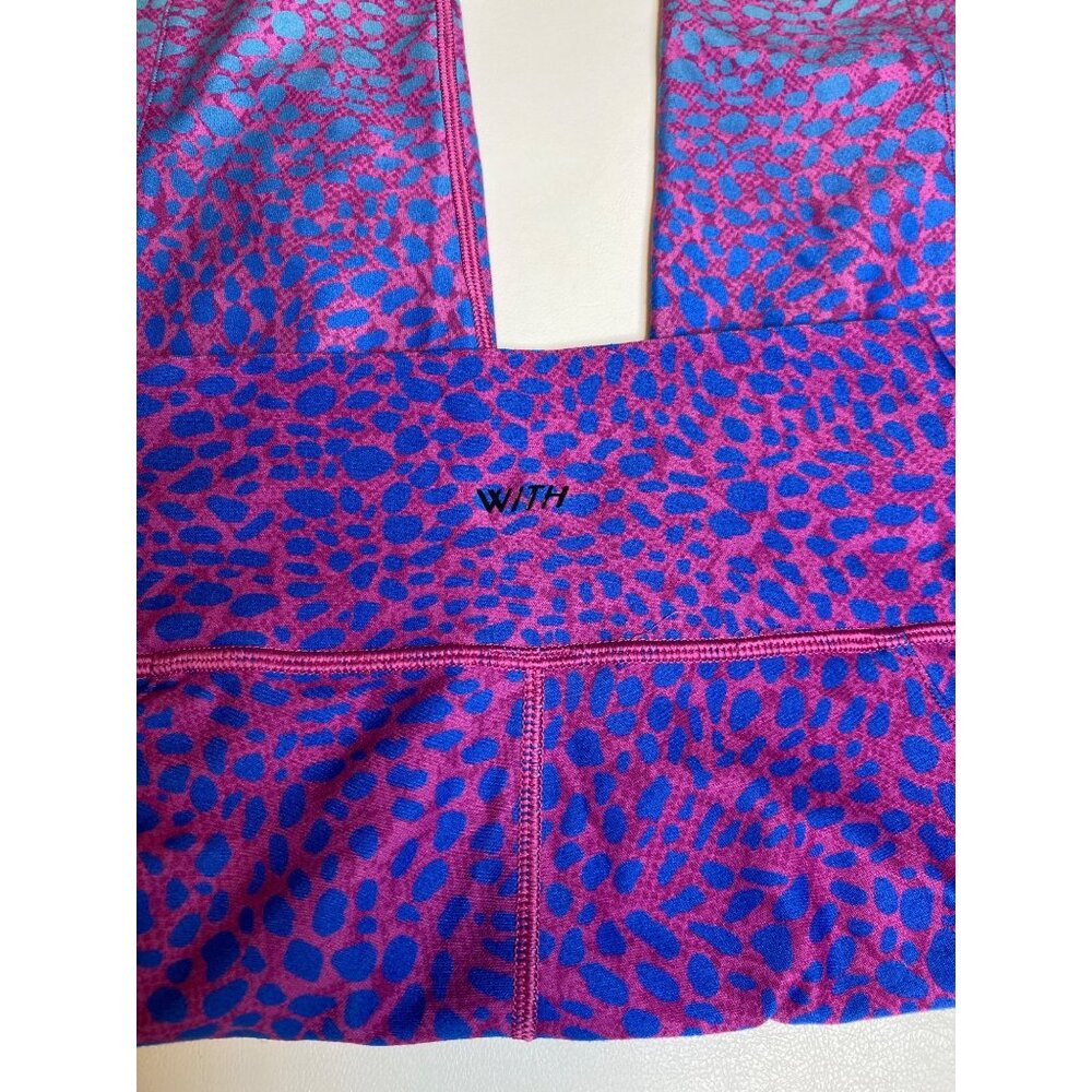 Peloton WITH Nala Cropped High Waist Legging Celsius Purple, Small - Picture 6 of 7
